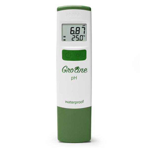 HI-98118 GroLine Waterproof Hydroponic pH & Temperature Tester