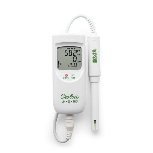 HI-9814 Groline Hydroponic Portable pH/EC/TDS/ Temperature Meter